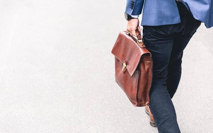 Man with suitcase